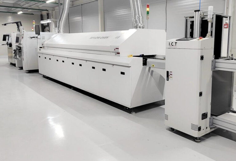 SMT-Line-23-Unloader-Reflow-Oven-Hanwha-Pick-and-Place(1)